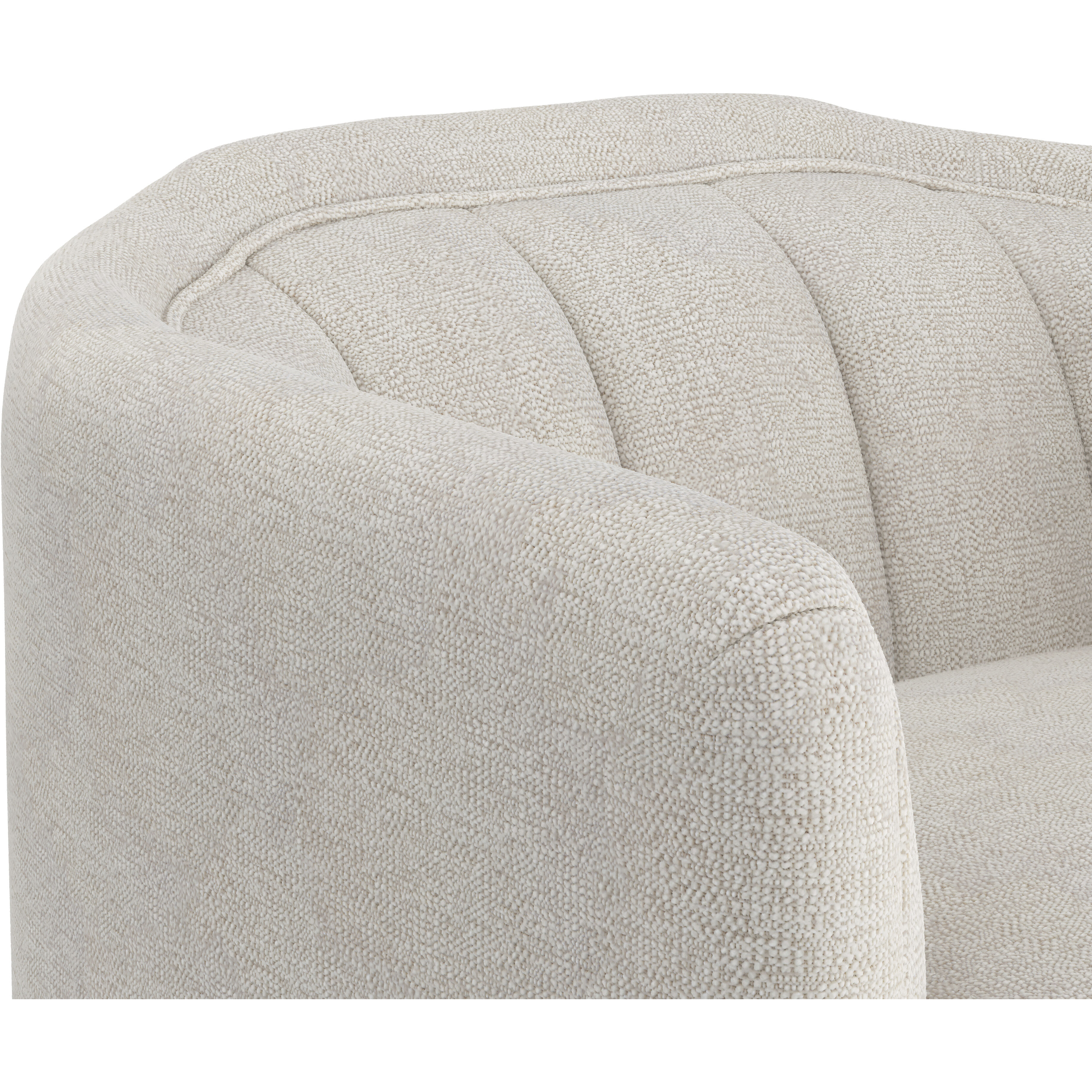 Birrit Dove Cream Armchair, Swivel